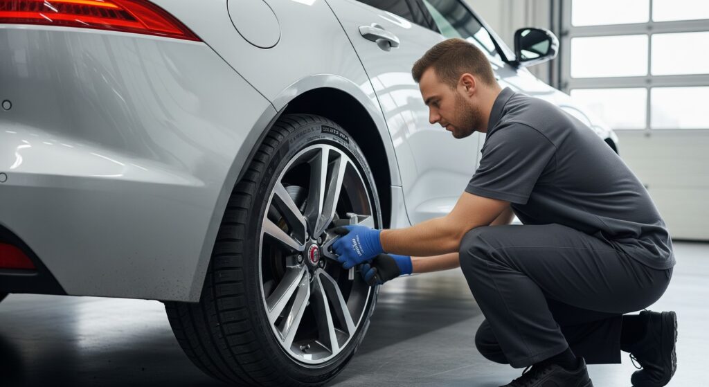 Professional Tire Change Services for Jaguar Vehicles