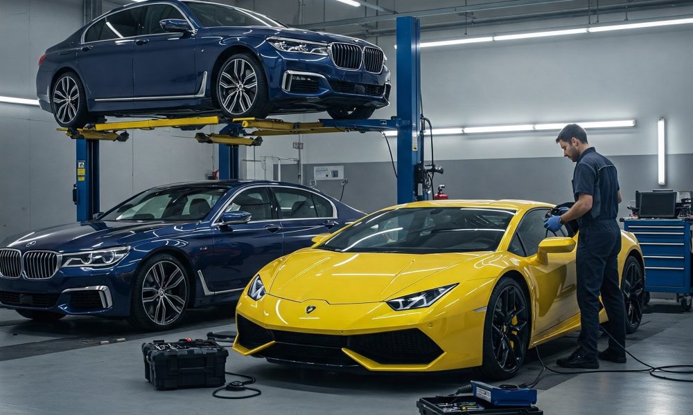 Exotic car service in Delray Beach, Florida.